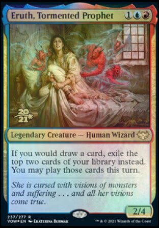 Eruth, Tormented Prophet [Innistrad: Crimson Vow Prerelease Promos] MTG Single Magic: The Gathering  | Multizone: Comics And Games