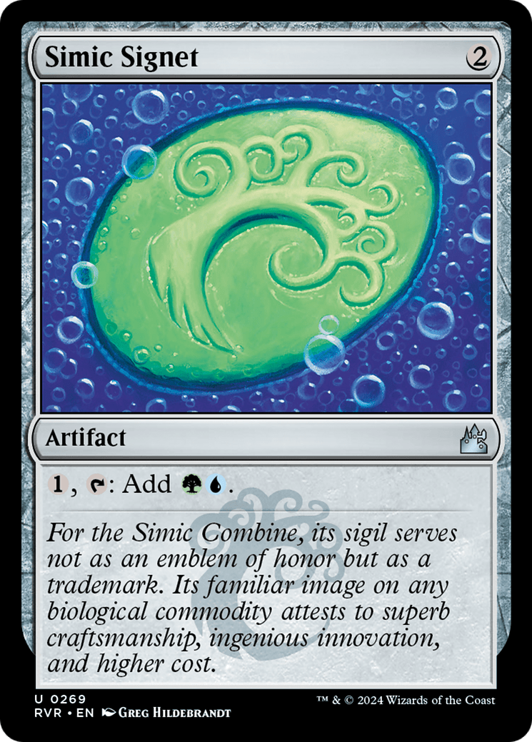 Simic Signet [Ravnica Remastered] MTG Single Magic: The Gathering  | Multizone: Comics And Games