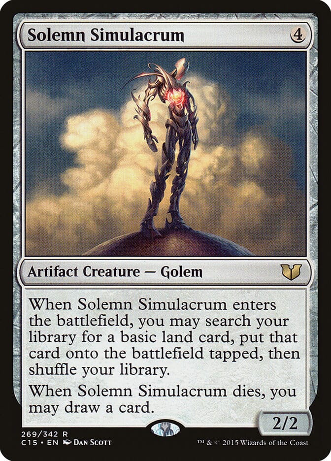 Solemn Simulacrum [Commander 2015] MTG Single Magic: The Gathering  | Multizone: Comics And Games
