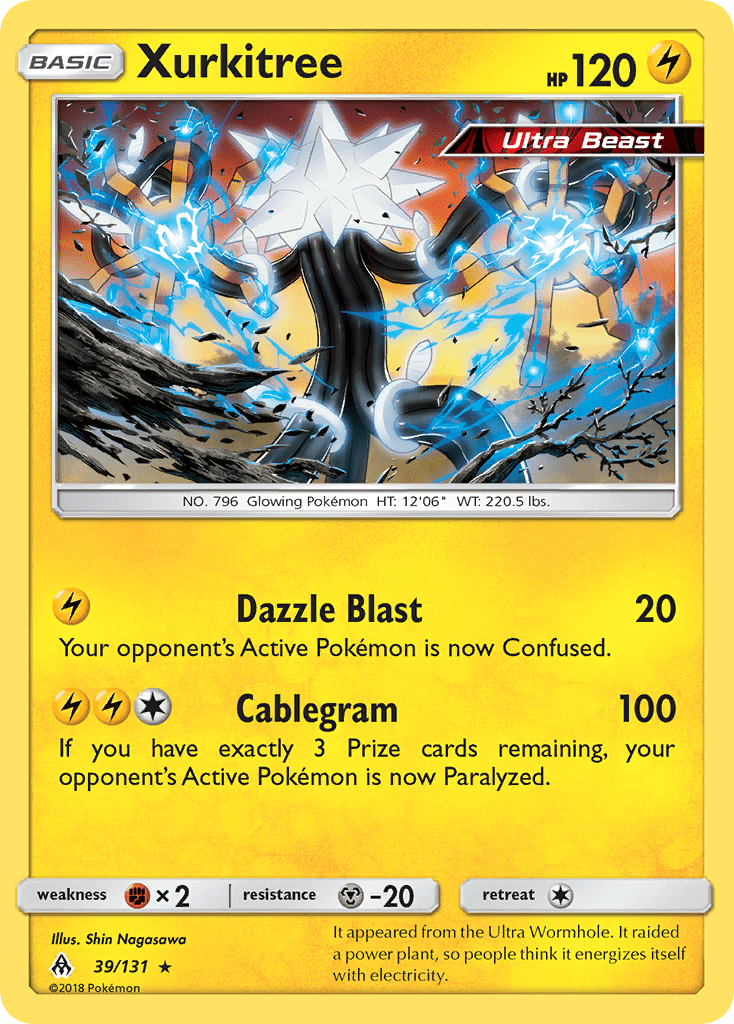 Xurkitree (39/131) [Sun & Moon: Forbidden Light] Pokemon Single Pokémon  | Multizone: Comics And Games