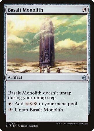 Basalt Monolith [Commander Anthology] MTG Single Magic: The Gathering  | Multizone: Comics And Games