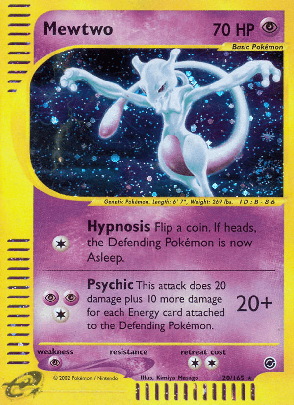 Mewtwo (20/165) [Expedition: Base Set] Pokemon Single Pokémon  | Multizone: Comics And Games