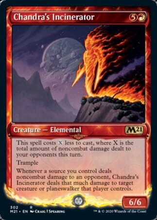 Chandra's Incinerator (Showcase) [Core Set 2021] MTG Single Magic: The Gathering  | Multizone: Comics And Games