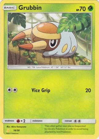 Grubbin (16/30) [Sun & Moon: Trainer Kit - Alolan Raichu] Pokemon Single Pokémon  | Multizone: Comics And Games