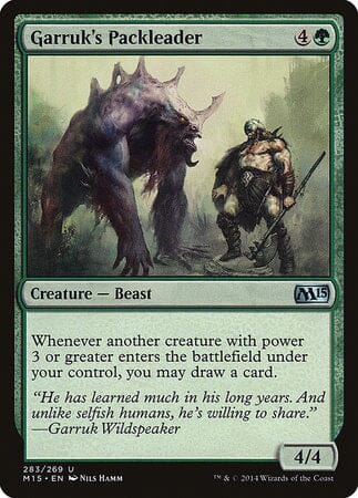 Garruk's Packleader [Magic 2015] MTG Single Magic: The Gathering  | Multizone: Comics And Games