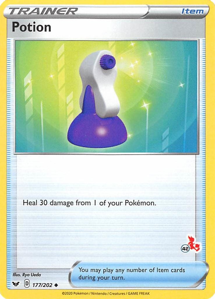 Potion (177/202) (Cinderace Stamp #42) [Battle Academy 2022] Pokemon Single Pokémon  | Multizone: Comics And Games