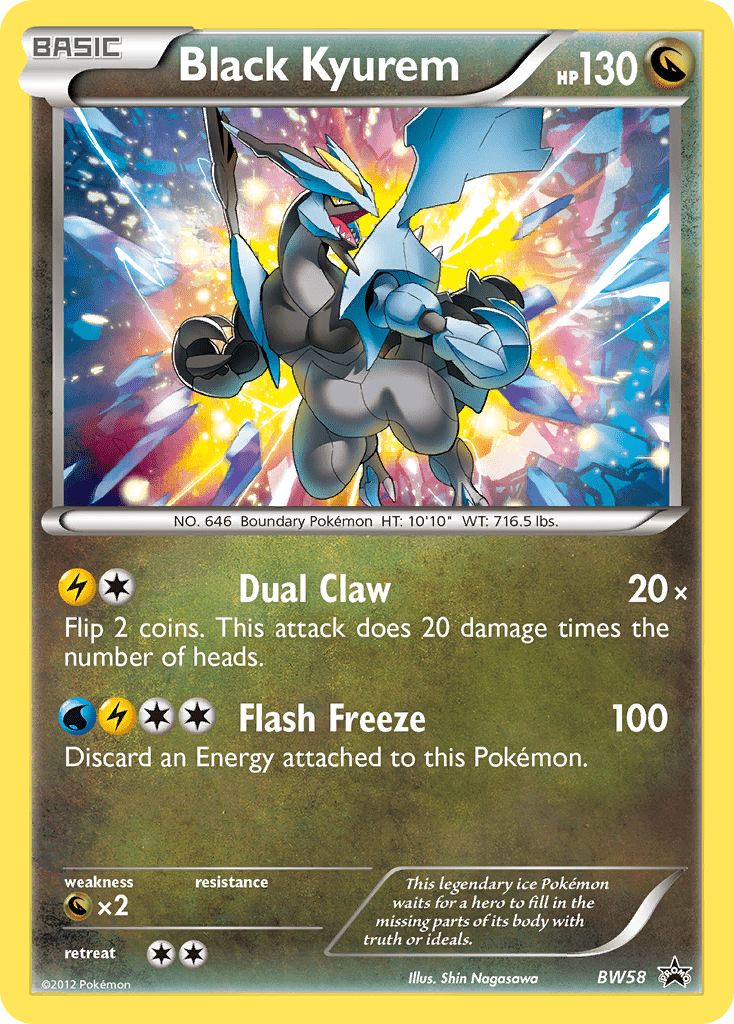 Black Kyurem (BW58) [Black & White: Black Star Promos] Pokemon Single Pokémon  | Multizone: Comics And Games