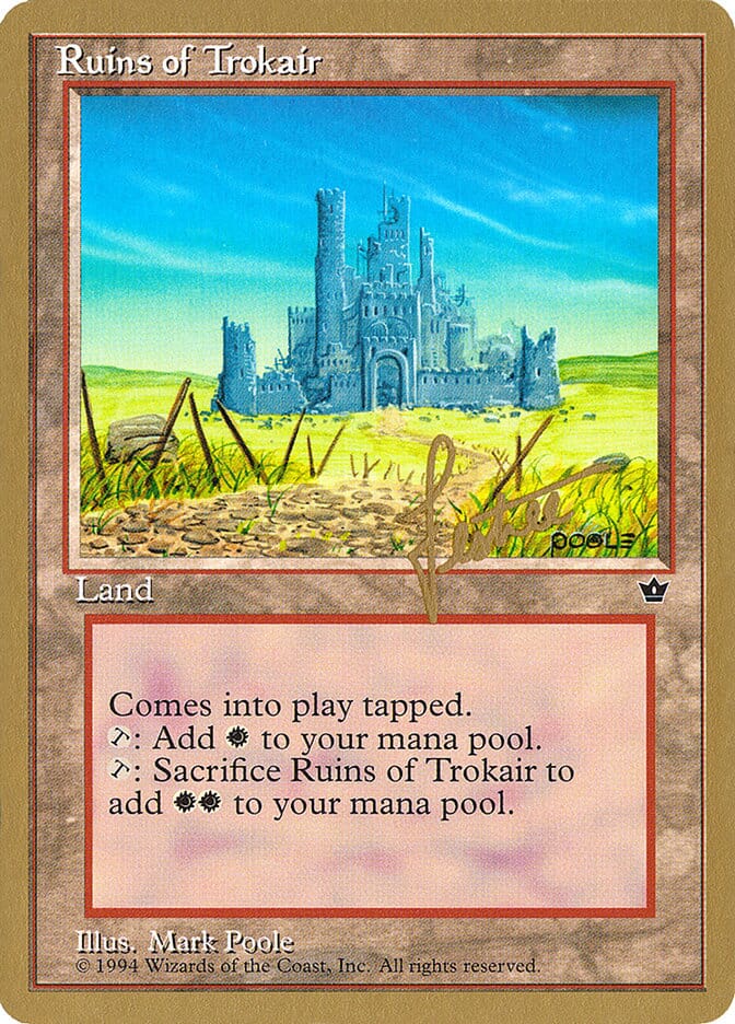 Ruins of Trokair (Bertrand Lestree) [Pro Tour Collector Set] MTG Single Magic: The Gathering  | Multizone: Comics And Games
