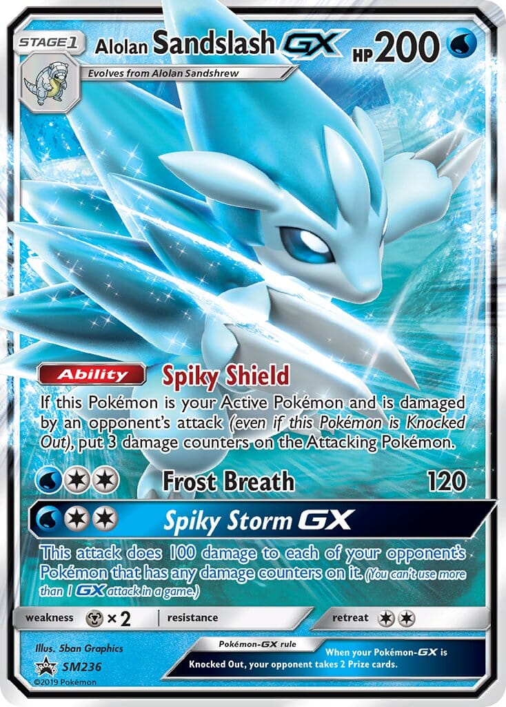 Alolan Sandslash GX (SM236) [Sun & Moon: Black Star Promos] Pokemon Single Pokémon  | Multizone: Comics And Games