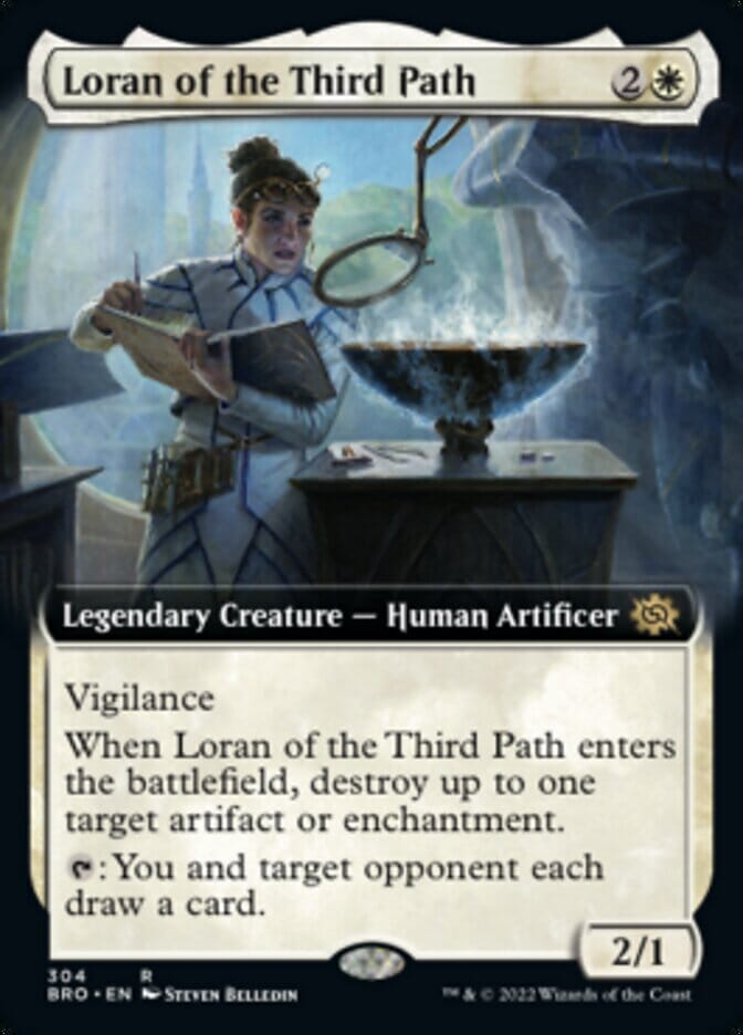 Loran of the Third Path (Extended Art) [The Brothers' War] MTG Single Magic: The Gathering  | Multizone: Comics And Games