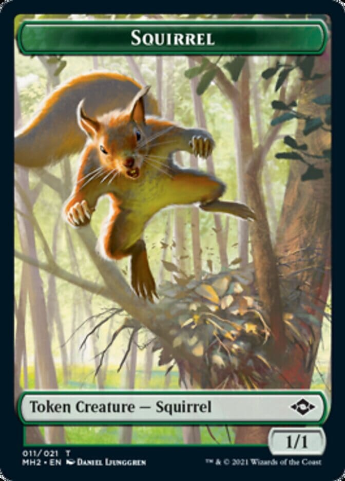 Squirrel Token [Modern Horizons 2 Tokens] MTG Single Magic: The Gathering  | Multizone: Comics And Games