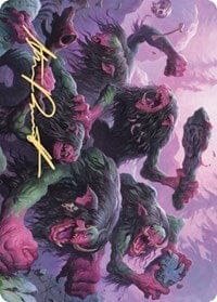 Hagi Mob Art Card (Gold-Stamped Signature) [Kaldheim: Art Series] MTG Single Magic: The Gathering  | Multizone: Comics And Games