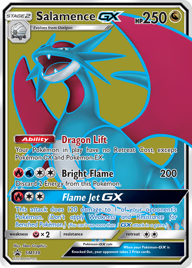 Salamence GX (SM139) [Sun & Moon: Black Star Promos] Pokemon Single Pokémon  | Multizone: Comics And Games