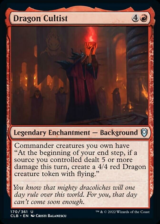 Dragon Cultist [Commander Legends: Battle for Baldur's Gate] MTG Single Magic: The Gathering  | Multizone: Comics And Games