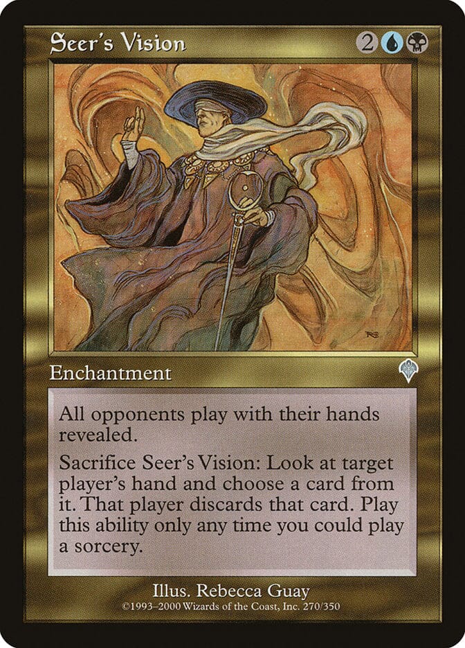 Seer's Vision [Invasion] MTG Single Magic: The Gathering  | Multizone: Comics And Games