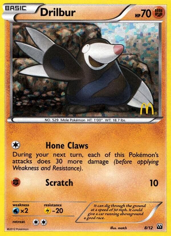 Drilbur (8/12) [McDonald's Promos: 2012 Collection] Pokemon Single Pokémon  | Multizone: Comics And Games
