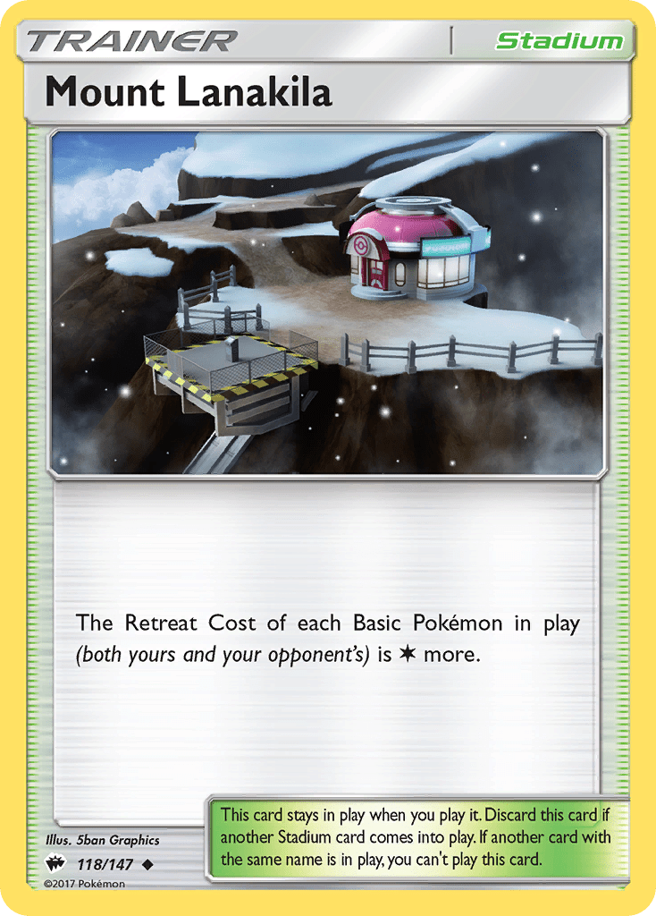 Mount Lanakila (118/147) [Sun & Moon: Burning Shadows] Pokemon Single Pokémon  | Multizone: Comics And Games