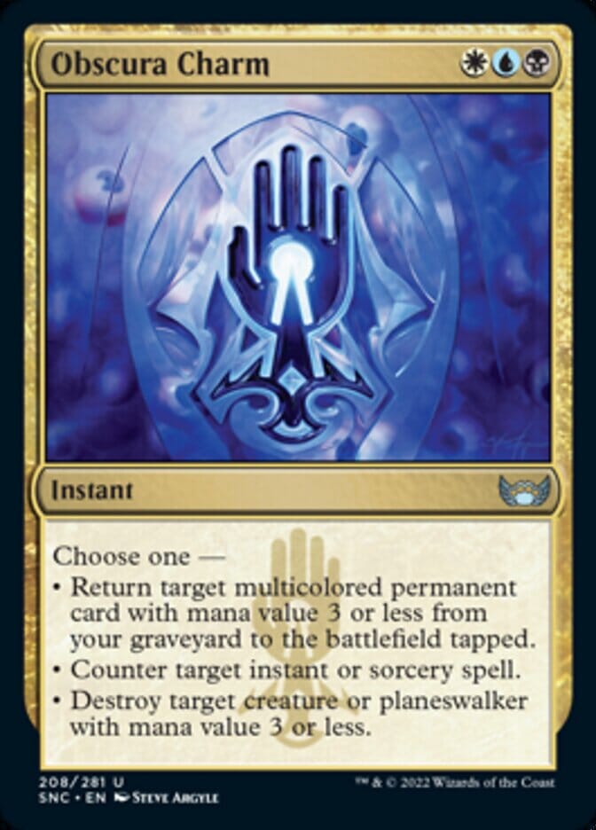 Obscura Charm [Streets of New Capenna] MTG Single Magic: The Gathering  | Multizone: Comics And Games