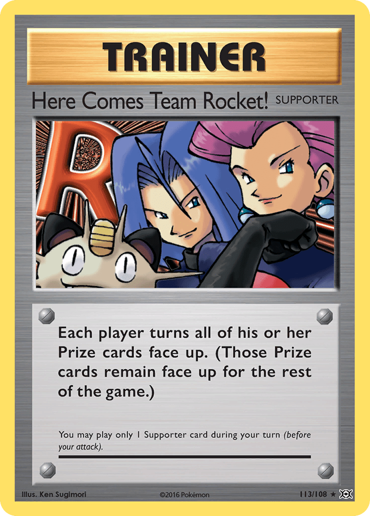 Here Comes Team Rocket! (113/108) [XY: Evolutions] Pokemon Single Pokémon  | Multizone: Comics And Games