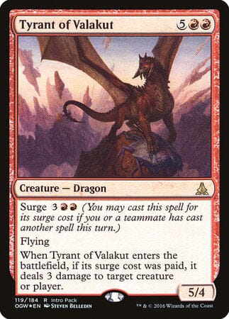 Tyrant of Valakut [Oath of the Gatewatch Promos] MTG Single Magic: The Gathering  | Multizone: Comics And Games