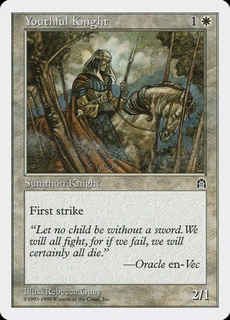 Youthful Knight [Anthologies] MTG Single Magic: The Gathering  | Multizone: Comics And Games