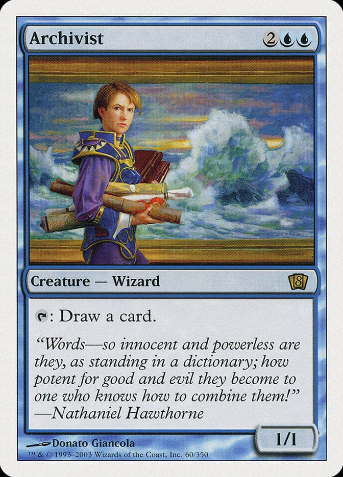 Archivist [Eighth Edition] MTG Single Magic: The Gathering  | Multizone: Comics And Games