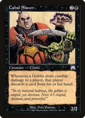 Cabal Slaver [Onslaught] MTG Single Magic: The Gathering  | Multizone: Comics And Games