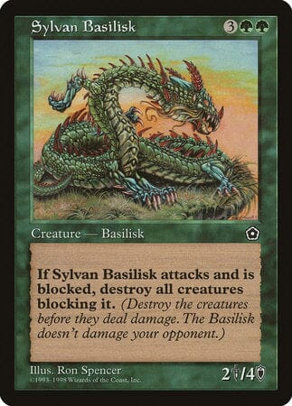 Sylvan Basilisk [Portal Second Age] MTG Single Magic: The Gathering  | Multizone: Comics And Games