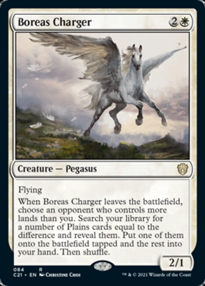 Boreas Charger [Commander 2021] MTG Single Magic: The Gathering  | Multizone: Comics And Games