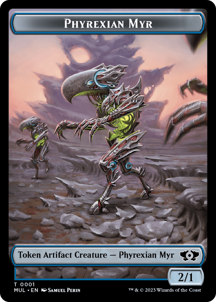 Phyrexian Myr Token [Multiverse Legends Tokens] MTG Single Magic: The Gathering  | Multizone: Comics And Games