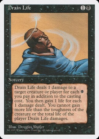 Drain Life [Fourth Edition] MTG Single Magic: The Gathering  | Multizone: Comics And Games
