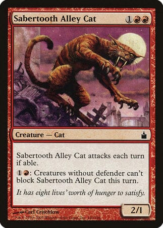 Sabertooth Alley Cat [Ravnica: City of Guilds] MTG Single Magic: The Gathering  | Multizone: Comics And Games