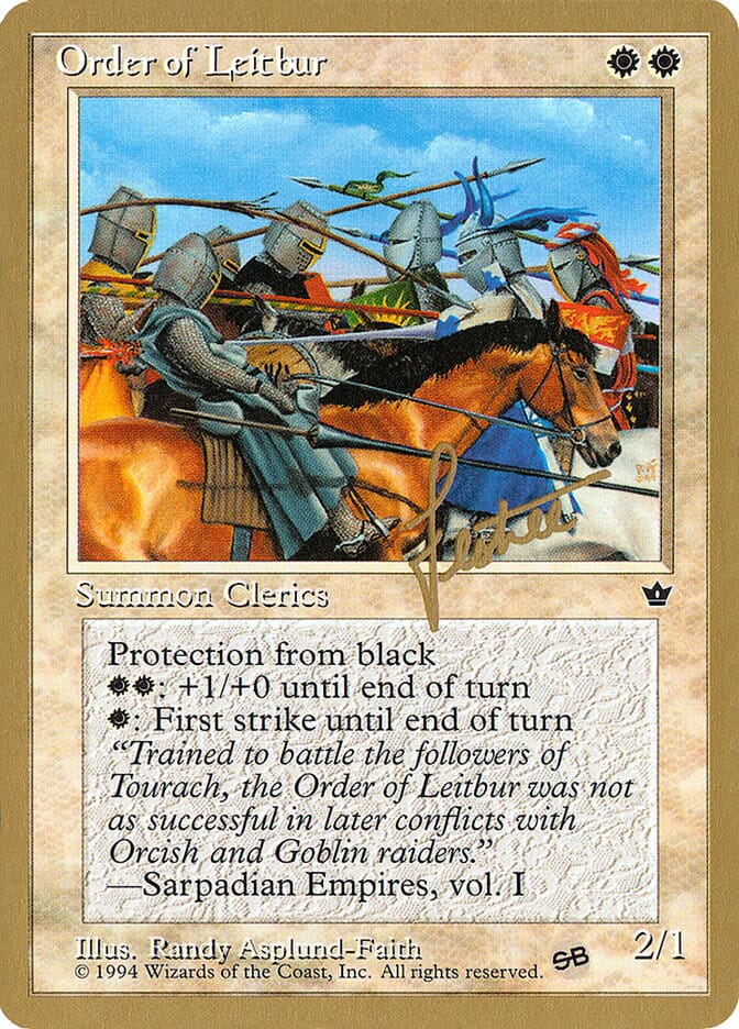 Order of Leitbur (Group) (Bertrand Lestree) (SB) [Pro Tour Collector Set] MTG Single Magic: The Gathering  | Multizone: Comics And Games