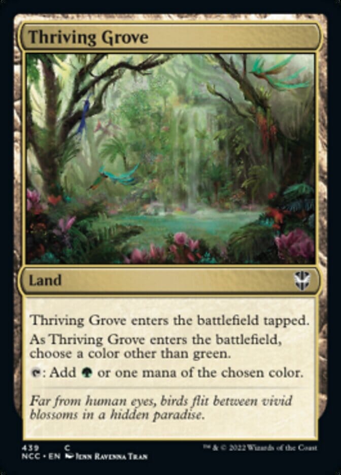 Thriving Grove [Streets of New Capenna Commander] MTG Single Magic: The Gathering  | Multizone: Comics And Games