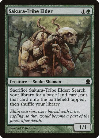 Sakura-Tribe Elder [Commander 2011] MTG Single Magic: The Gathering  | Multizone: Comics And Games