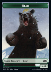 Bear // Knight Double-sided Token [Double Masters 2022 Tokens] MTG Single Magic: The Gathering  | Multizone: Comics And Games