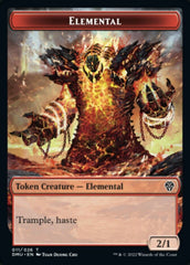 Saproling // Elemental Double-sided Token [Dominaria United Tokens] MTG Single Magic: The Gathering  | Multizone: Comics And Games