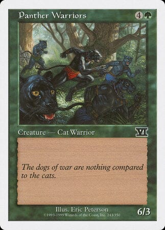 Panther Warriors [Classic Sixth Edition] MTG Single Magic: The Gathering  | Multizone: Comics And Games