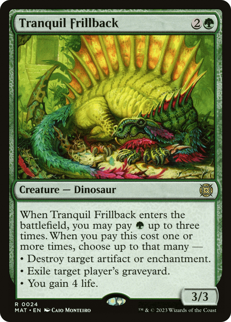 Tranquil Frillback [March of the Machine: The Aftermath] MTG Single Magic: The Gathering  | Multizone: Comics And Games