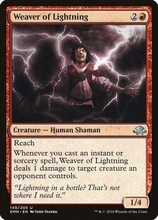 Weaver of Lightning [Eldritch Moon] MTG Single Magic: The Gathering  | Multizone: Comics And Games