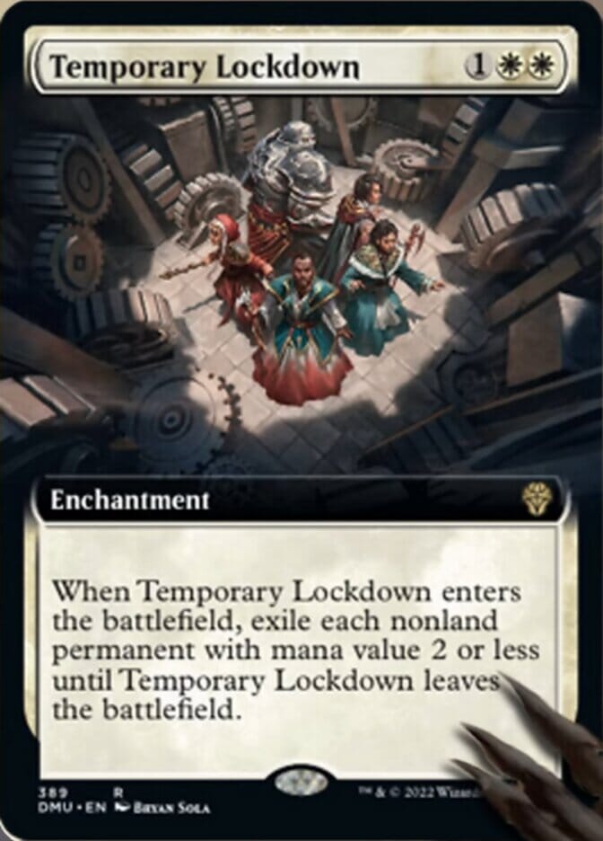 Temporary Lockdown (Extended Art) [Dominaria United] MTG Single Magic: The Gathering  | Multizone: Comics And Games