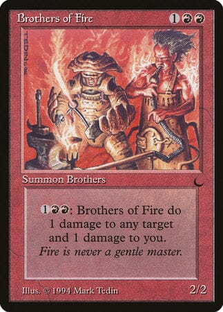 Brothers of Fire [The Dark] MTG Single Magic: The Gathering  | Multizone: Comics And Games
