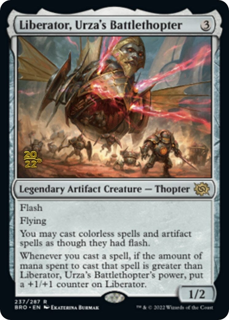 Liberator, Urza's Battlethopter [The Brothers' War: Prerelease Promos] MTG Single Magic: The Gathering  | Multizone: Comics And Games