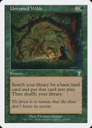 Untamed Wilds [Seventh Edition] MTG Single Magic: The Gathering  | Multizone: Comics And Games