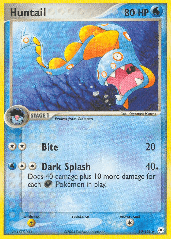 Huntail (19/101) [EX: Hidden Legends] Pokemon Single Pokémon  | Multizone: Comics And Games