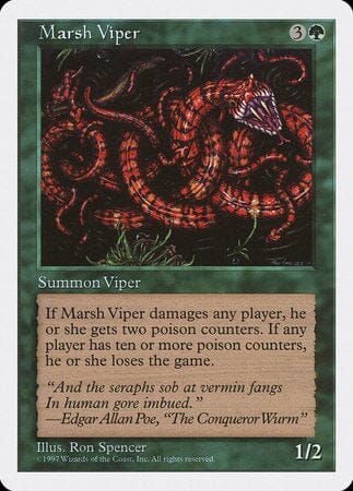 Marsh Viper [Fifth Edition] MTG Single Magic: The Gathering  | Multizone: Comics And Games