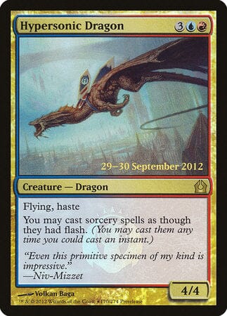 Hypersonic Dragon [Return to Ravnica Promos] MTG Single Magic: The Gathering  | Multizone: Comics And Games