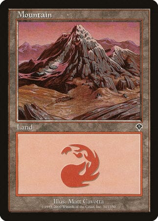 Mountain (343) [Invasion] MTG Single Magic: The Gathering  | Multizone: Comics And Games