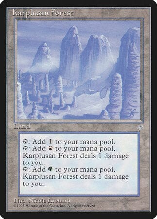Karplusan Forest [Ice Age] MTG Single Magic: The Gathering  | Multizone: Comics And Games