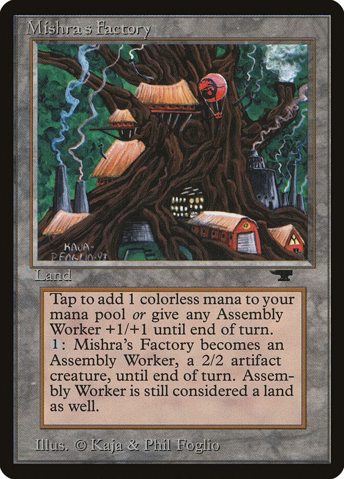 Mishra's Factory (Dark Green Background) [Antiquities] MTG Single Magic: The Gathering  | Multizone: Comics And Games